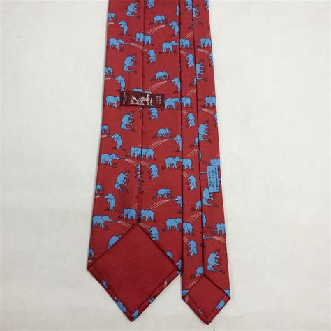 hermes elephant tie|authentic hermes ties online.